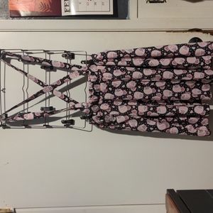 Pastel Unicorn Cat suspender skirt with pockets 3xl